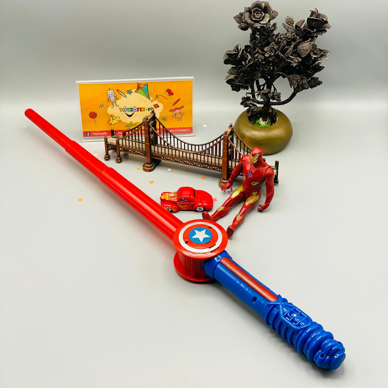 adjustable sword captain america with light and sound