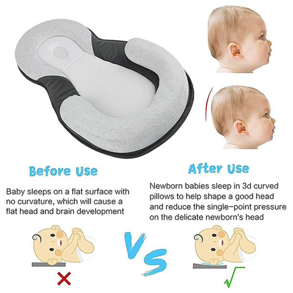 baby flat head pillow portable sleeping pad