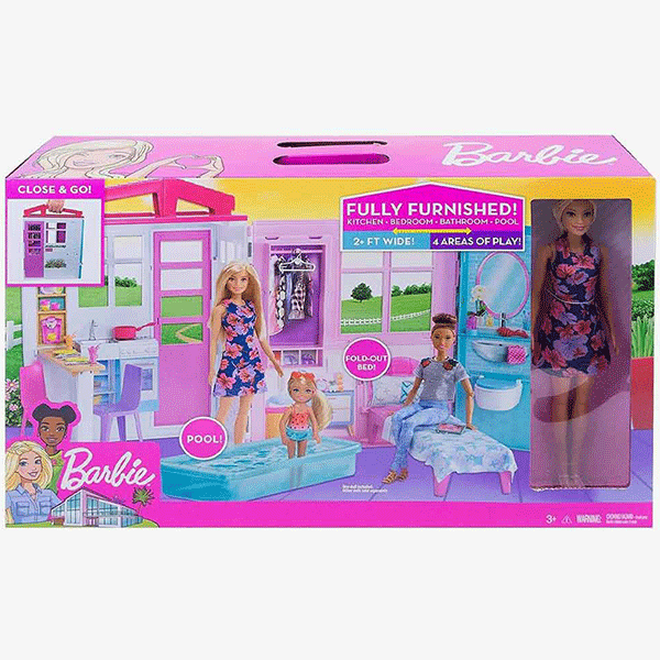 Buy Barbie Doll with Furniture Set Online In Pakistan At