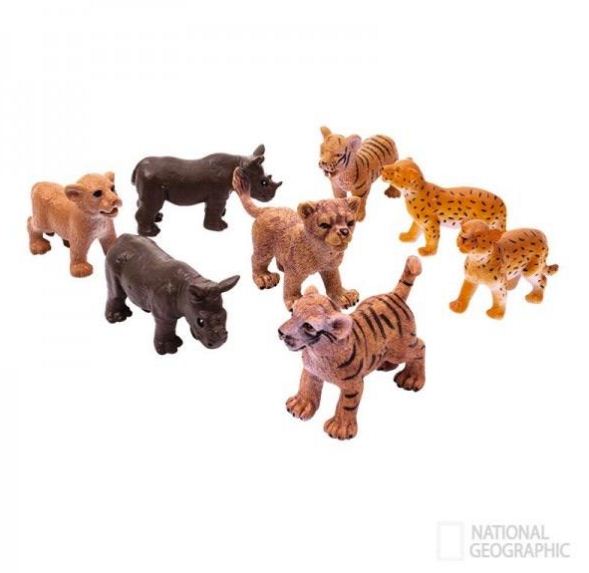 national geographic 8 pcs wild animals set