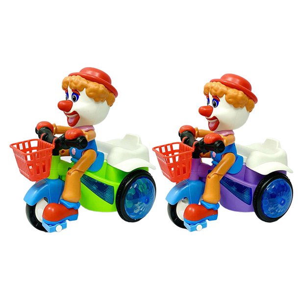 cartoon stunts dazzling dance tricycles