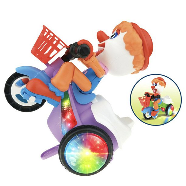 cartoon stunts dazzling dance tricycles