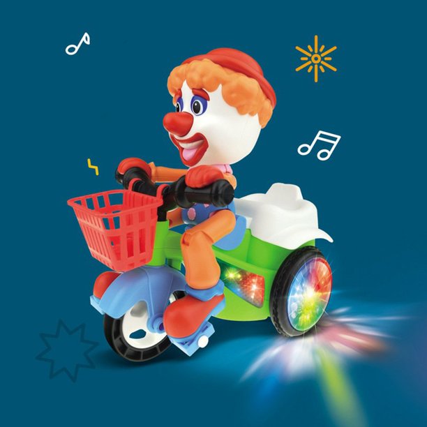 cartoon stunts dazzling dance tricycles