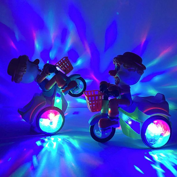 cartoon stunts dazzling dance tricycles