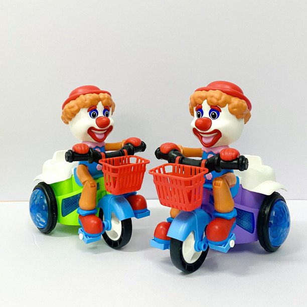 cartoon stunts dazzling dance tricycles