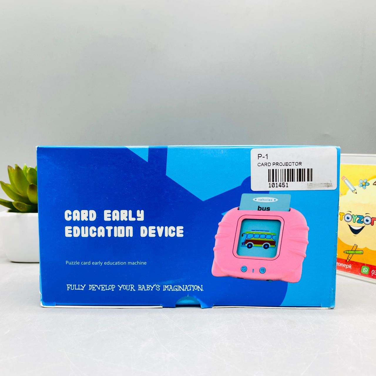 Early Development Card Reading Learning Device