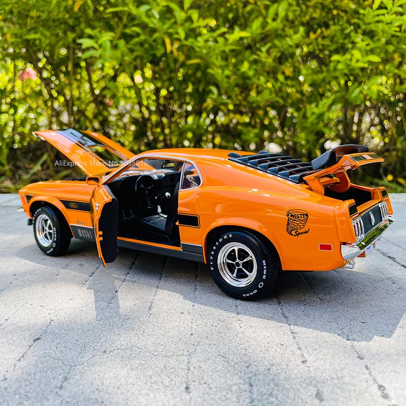 Maisto Maisto 1:18 1970 Ford Mustang Mach- (Orange)