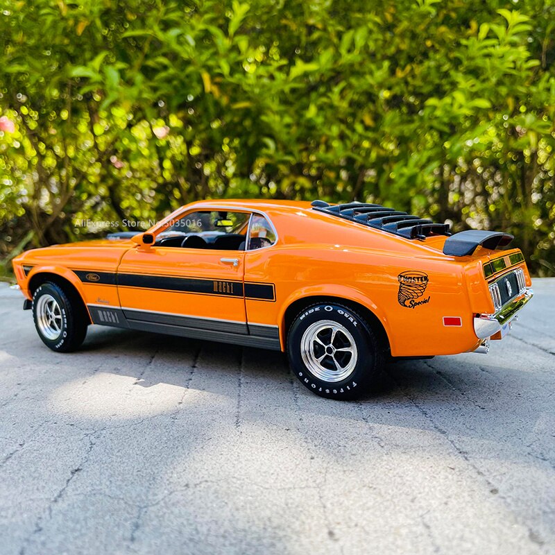 Maisto Maisto 1:18 1970 Ford Mustang Mach- (Orange)