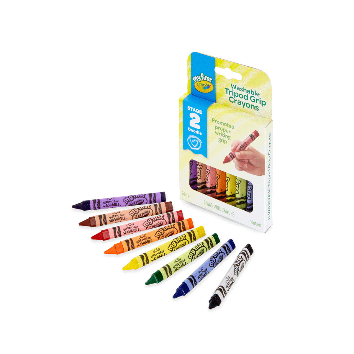 my first crayola washable tripod grip crayons 8