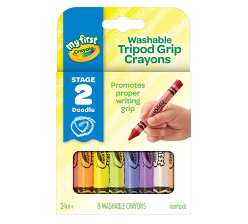 my first crayola washable tripod grip crayons 8