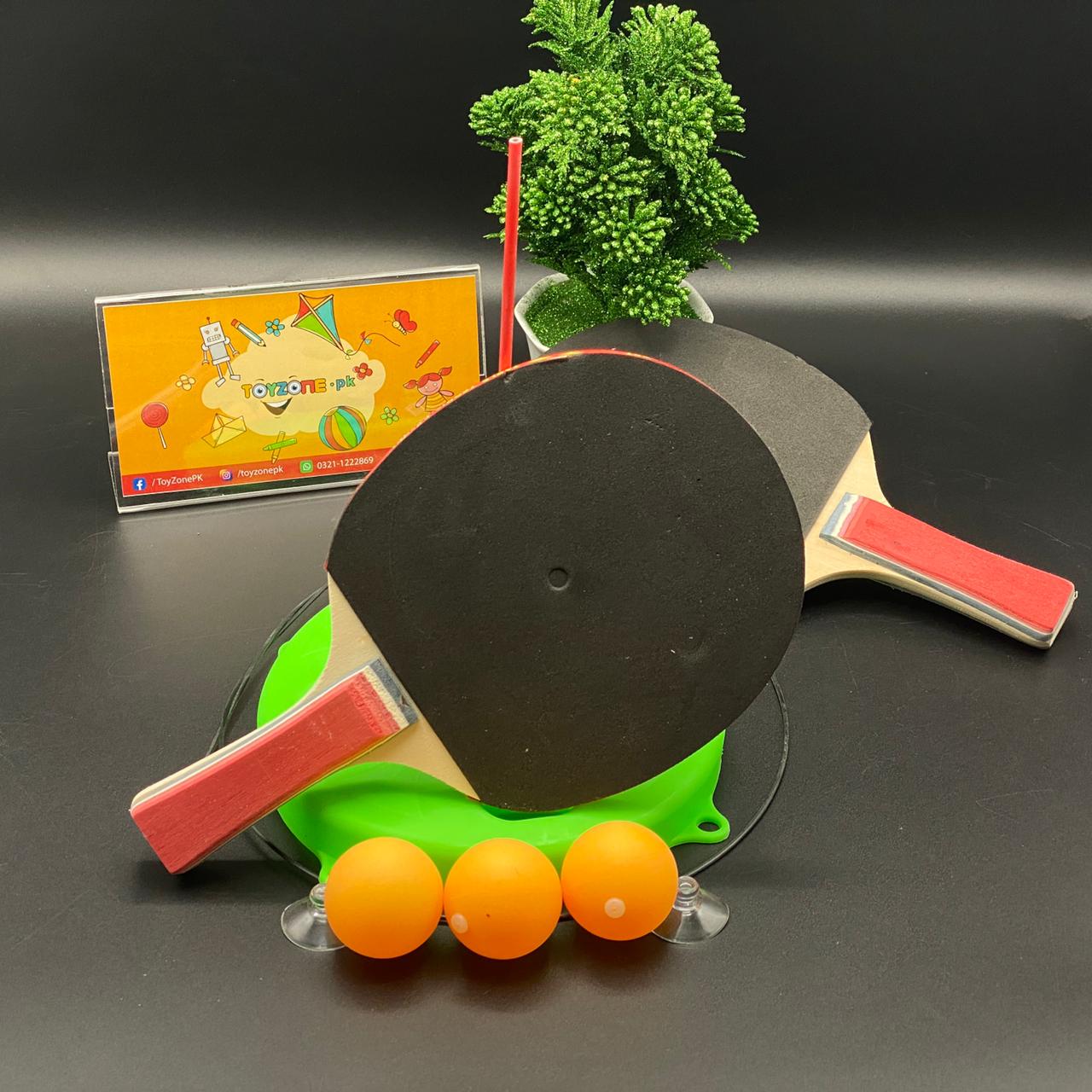 portable table tennis set with 2 racket