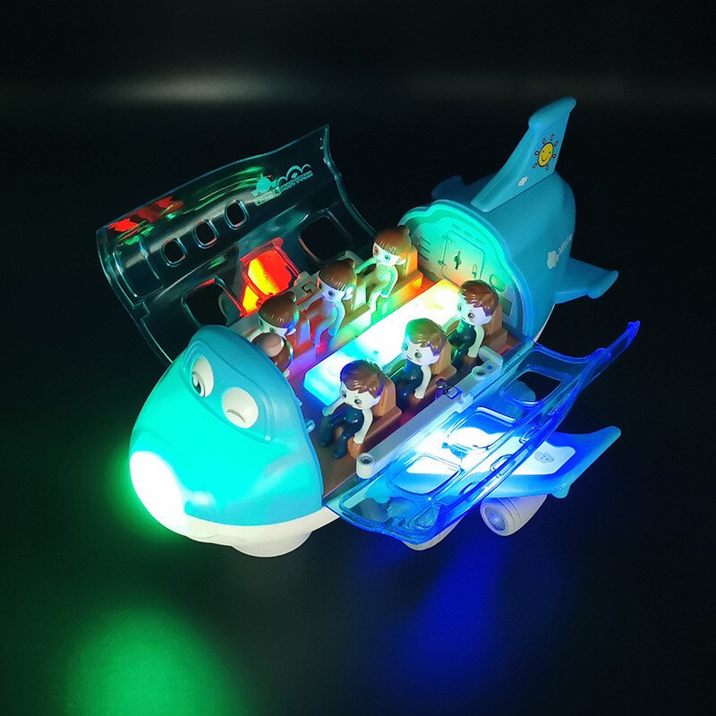 universal electric airliner with light and music