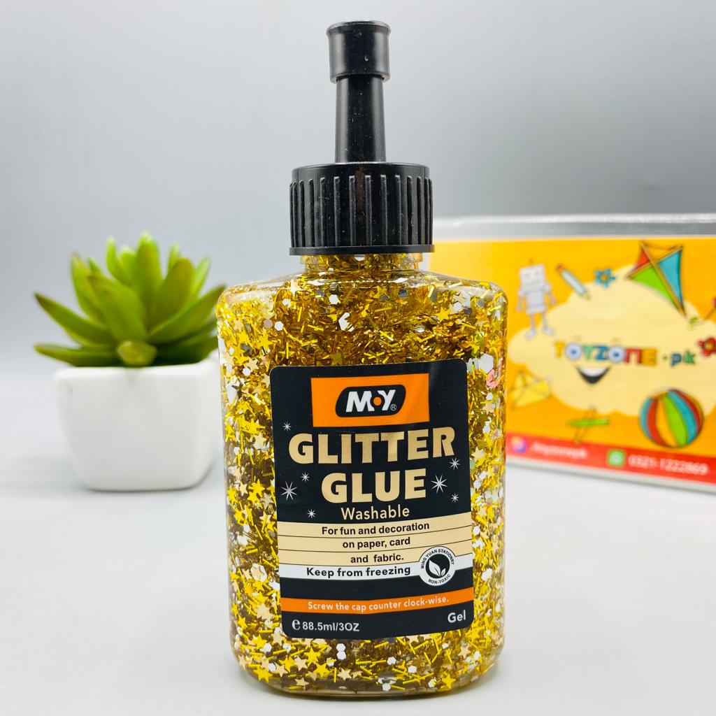 Colorful Glue Glitter Washable