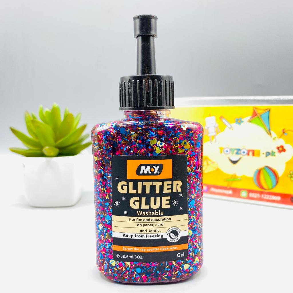 Colorful Glue Glitter Washable