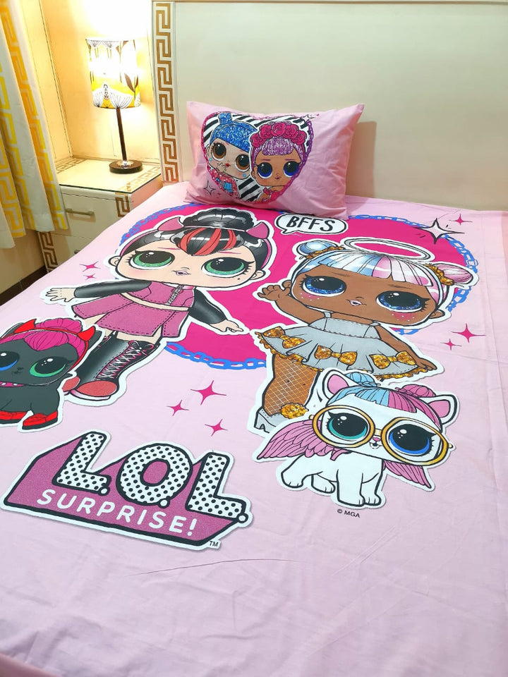 Lol Surprise Bedsheet For Kids ToyZone.Pk