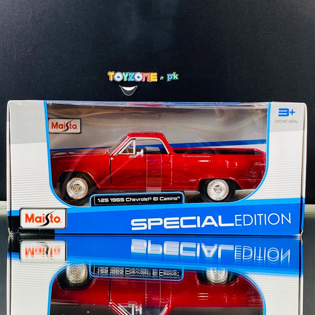 1965 Chevrolet El Camino Metallic Red 1/25 Scale