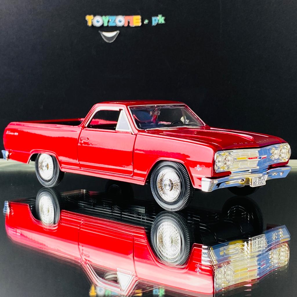 1965 Chevrolet El Camino Metallic Red 1/25 Scale