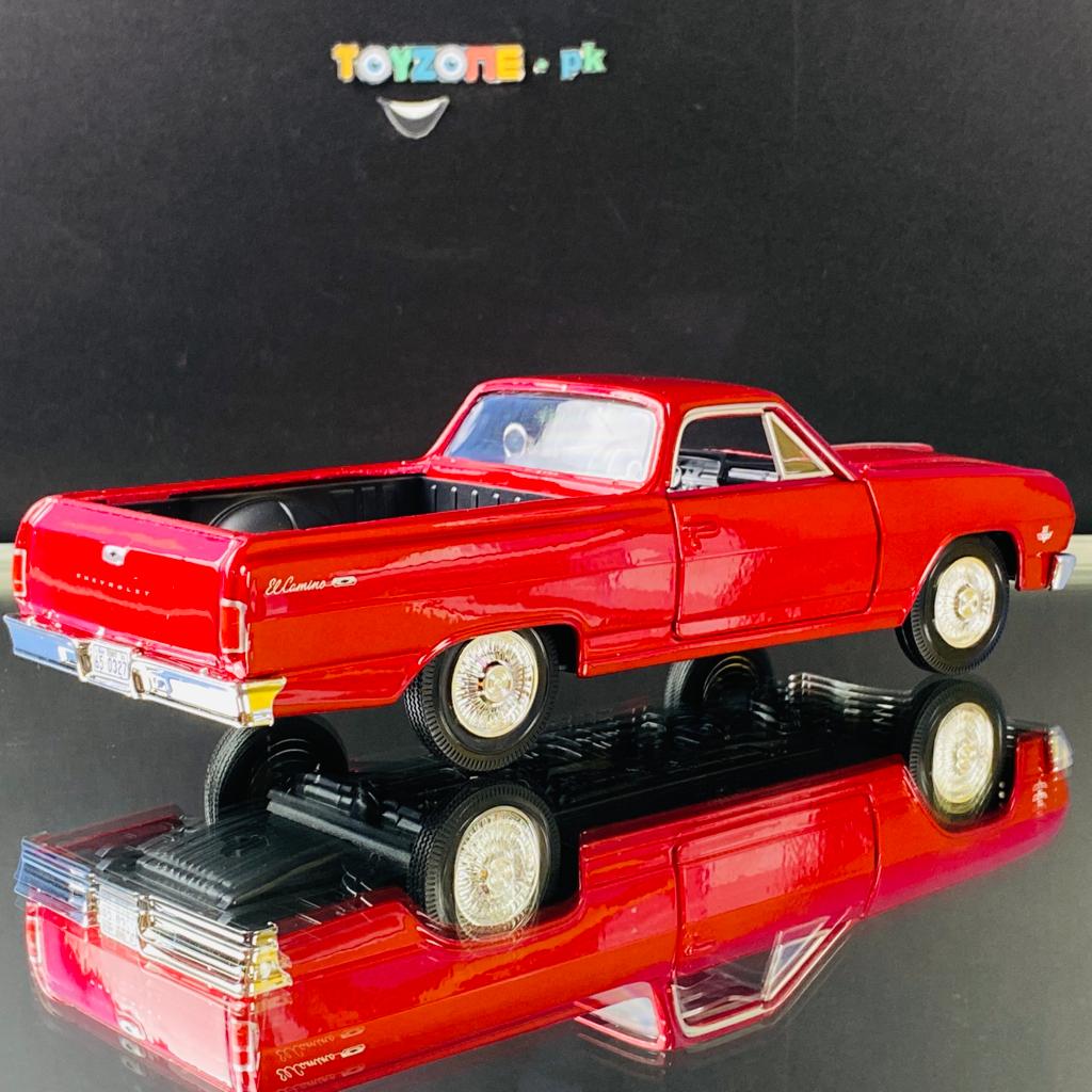 1965 Chevrolet El Camino Metallic Red 1/25 Scale