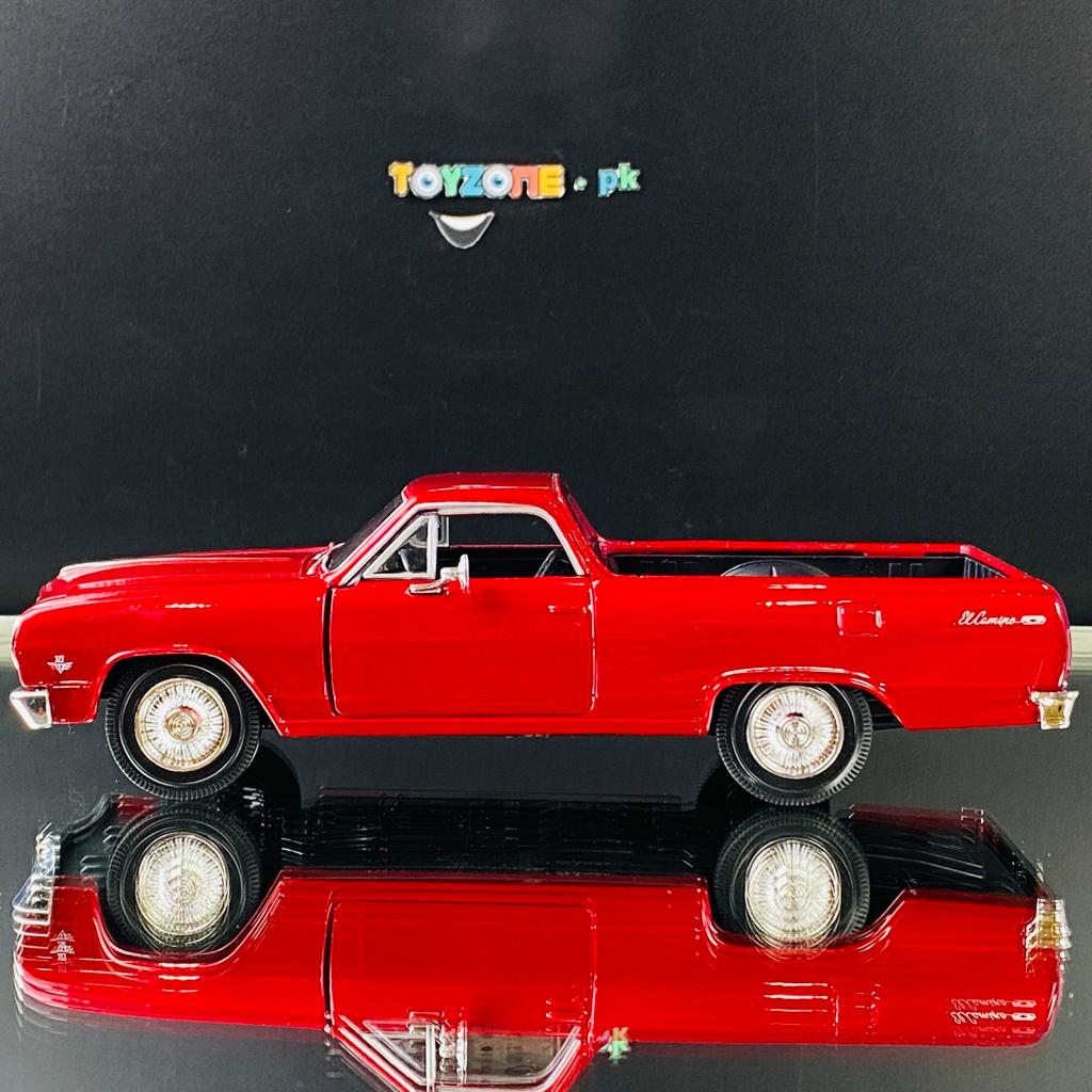 1965 Chevrolet El Camino Metallic Red 1/25 Scale