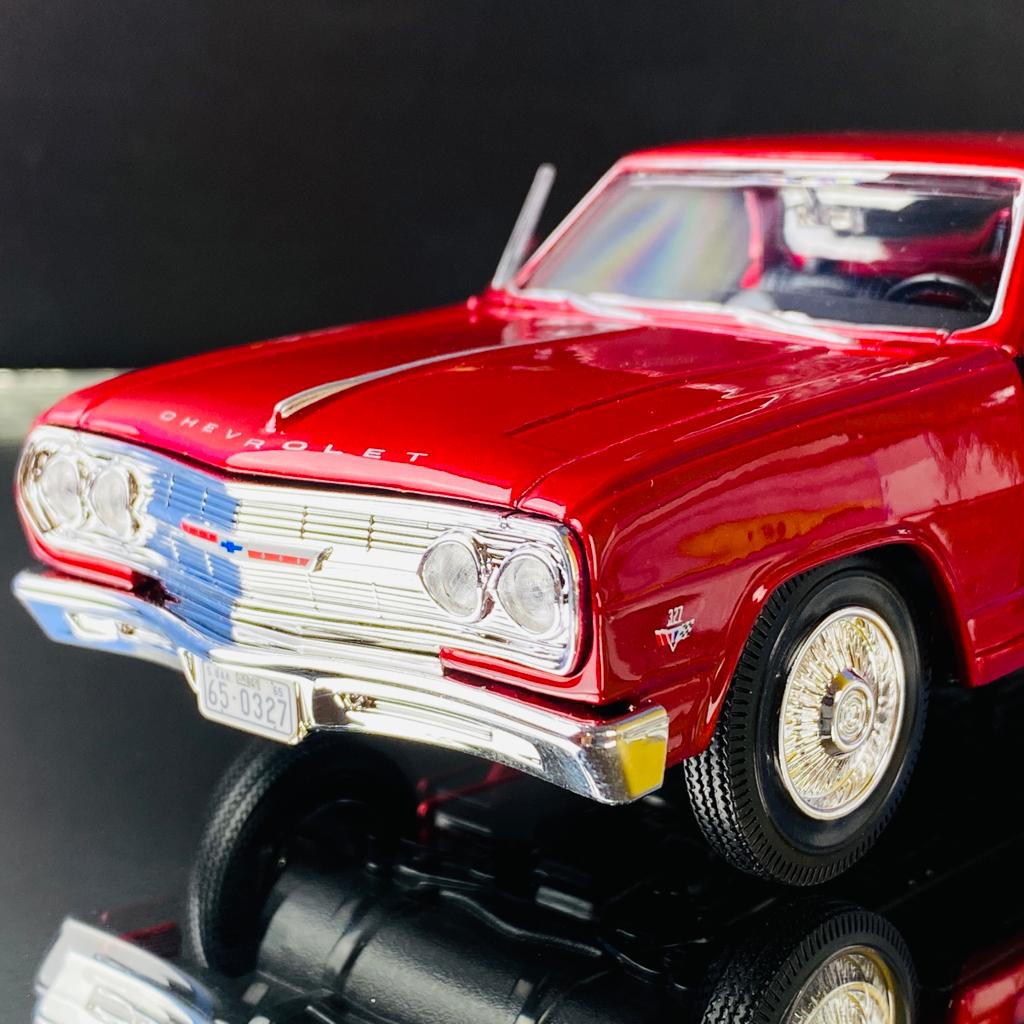 1965 Chevrolet El Camino Metallic Red 1/25 Scale