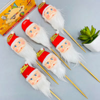 Thumbnail for Christmas Decoration - Santa Claus Stick 6pcs