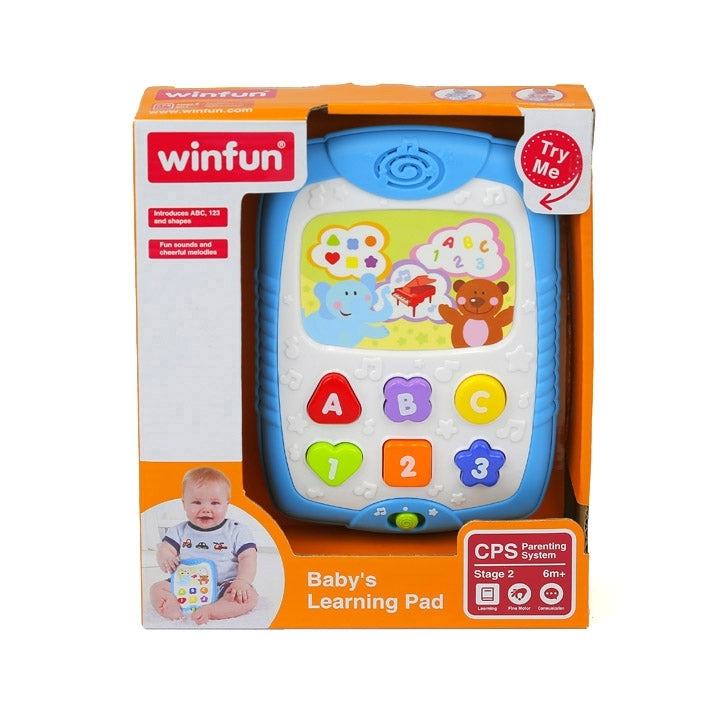 WinFun Baby'S Learning Pad Educational Tablet Pc, Blue