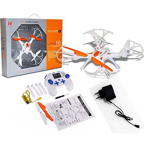 remote control quadcopter with 6 axis gyro lh x16