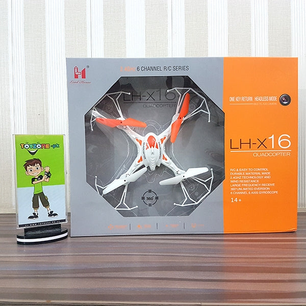 remote control quadcopter with 6 axis gyro lh x16