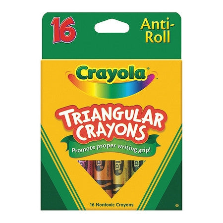 crayola 16 count triangular crayons